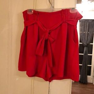 New Leith dark orange shorts